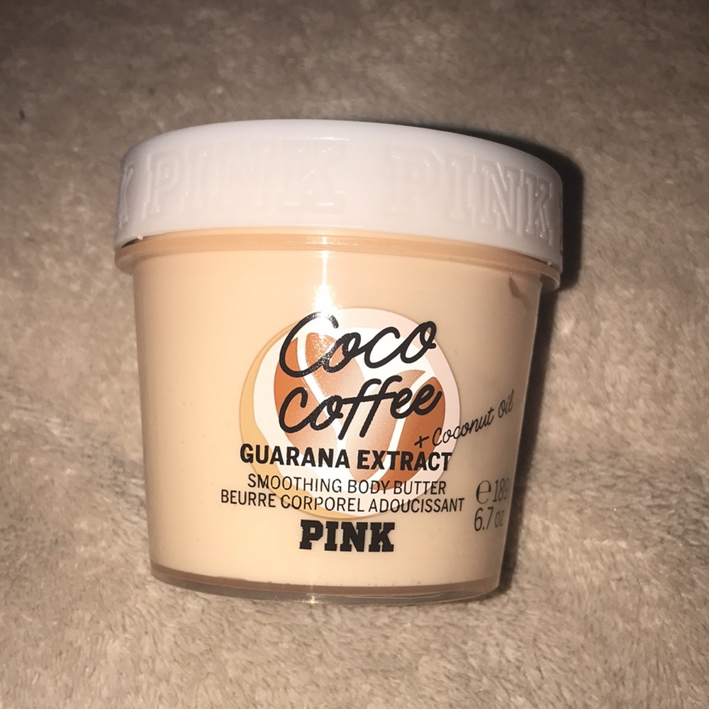 Pink Victoria’s Secret Coco Coffee body Butter New